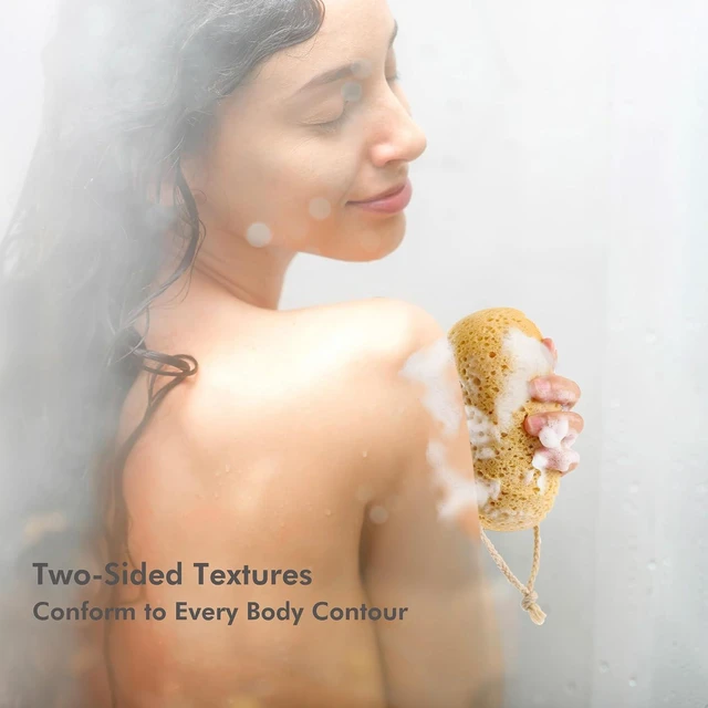Alt view image 6 of 7 - Unisex Body Scrub Sponge for Shower Cleansing & Exfoliation