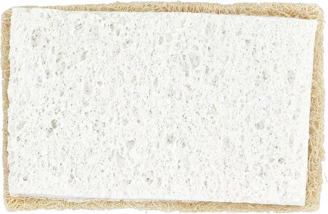 Alt view image 7 of 7 - Natural Dish Scrubber, Eco-Friendly Plant-Based Loofah Sponges