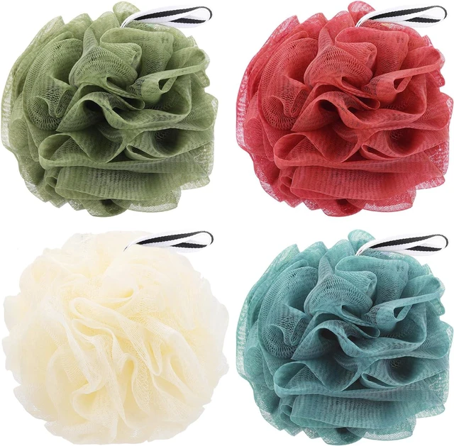 Main image of Mesh Loofah Sponge Body Scrubber Exfoliating Bath Pouf Shower Sponges