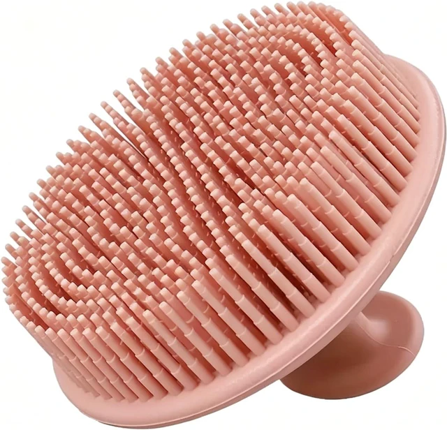 Main image of Rich Lather, Easy Cleaning, Soft Loofah for Sensitive Skin, Dual-Use Silicone Exfoliating Body Scrubber & Scalp Massager
