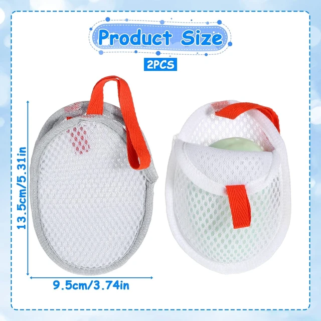 Alt view image 2 of 7 - Mesh Soap Saver Bag Loofah Pouch for Bar Soap