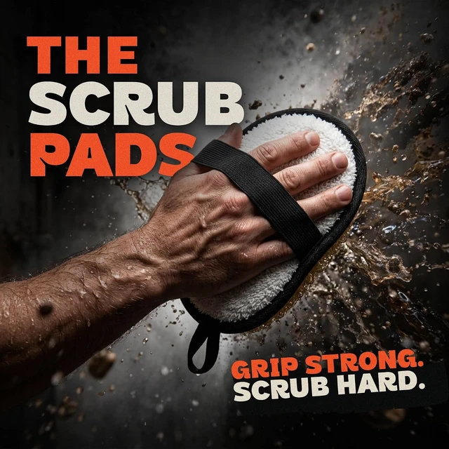 Alt view image 5 of 7 - Natural Egyptian Body Scrubber Pads for Men - Bath Exfoliating Loofah