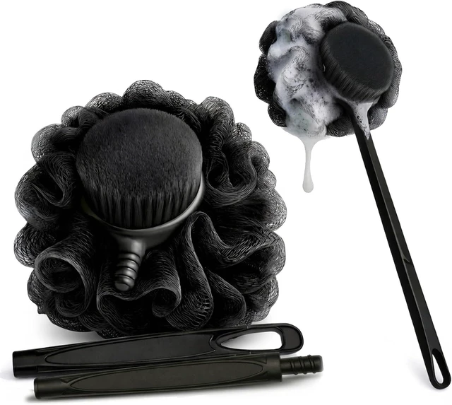 Main image of Shower Loofah Bath Tool, Long Handle Back Scrubber & Body Exfoliating Brush for Men and Women