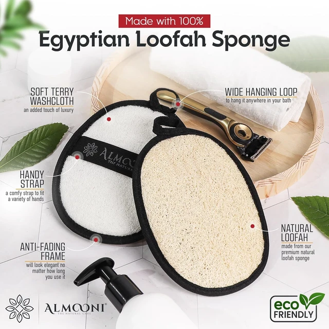 Alt view image 3 of 7 - Men's Loofah Sponge Body Scrubber