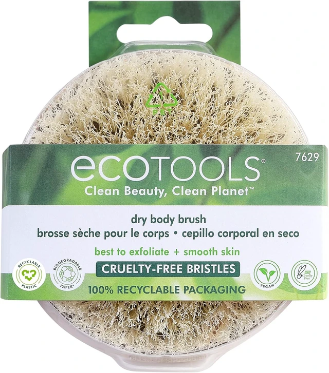 Alt view image 2 of 7 - Eco-Friendly Vegan Cruelty-Free, Promotes Circulation & Reduces Cellulite Appearance, Dry Body Brush for Skincare Routine