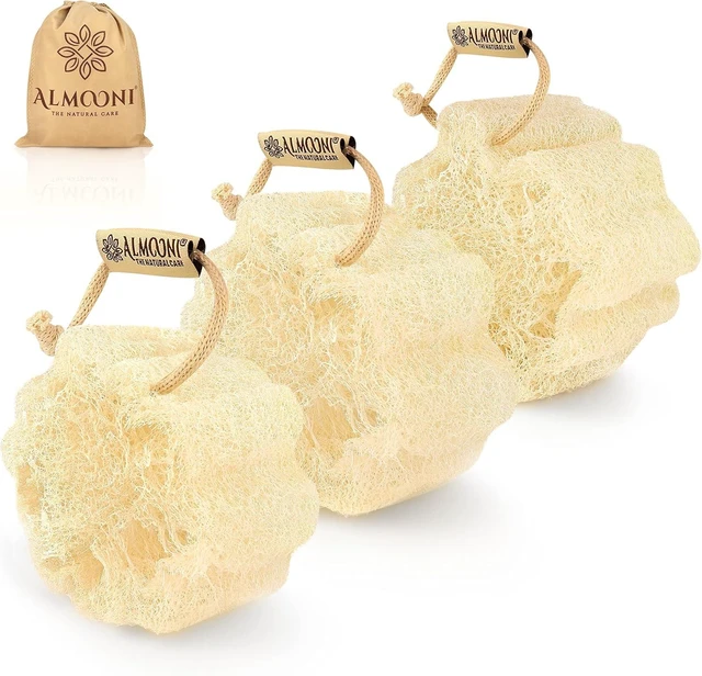 Main image of Egyptian Shower Sponge, Mini Natural Loofah Sponge