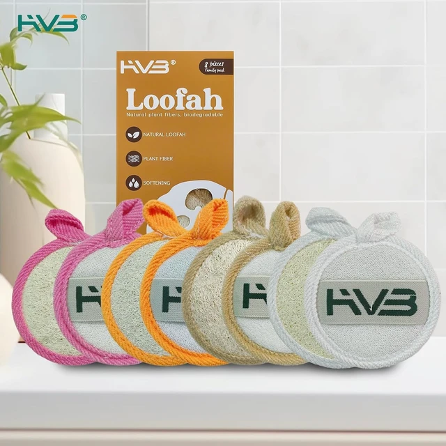 Alt view image 6 of 7 - Pure Natural Loofah Facial Exfoliating Sponge Premium Luffa Brush for Gentle Deep Cleansing Unisex Skincare Tool