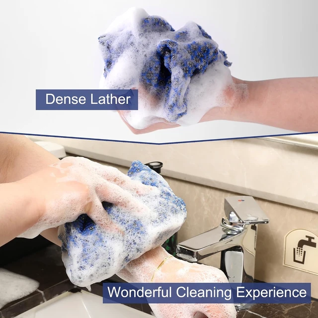 Alt view image 6 of 6 - Japan Style Body Scrubbing Washcloth for Back Cleaning