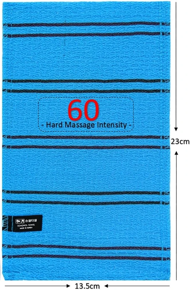 Alt view image 4 of 5 - Korean Beauty Exfoliating Bath Scrub Gloves - Hard Texture Skin Care Towel