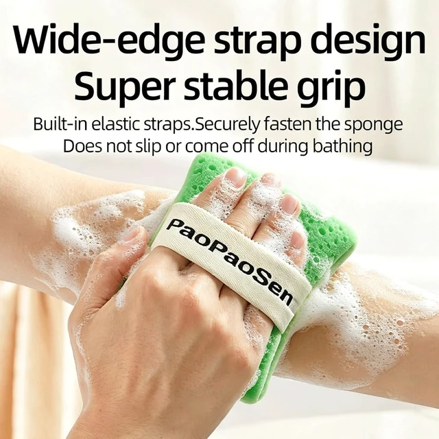 Alt view image 7 of 7 - Triple Function Bath Sponge with Integrated Soap Holder