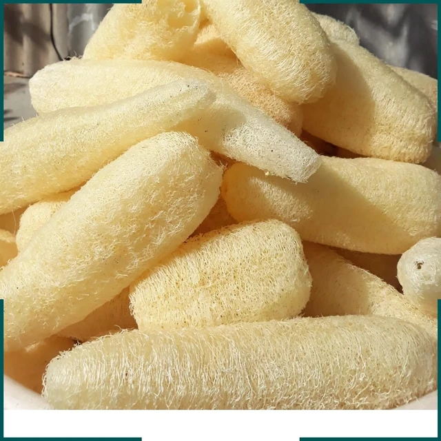 Alt view image 4 of 7 - Natural Loofah Sponge Body Scrubber for Bath Exfoliation Unisex
