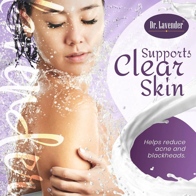 Alt view image 6 of 7 - and Blackheads, Dead Skin, DR.LAVENDER Essential Oil Sponge Scrubber - Dual-Use Exfoliating Body Wash & Massage Bar for Cellulite