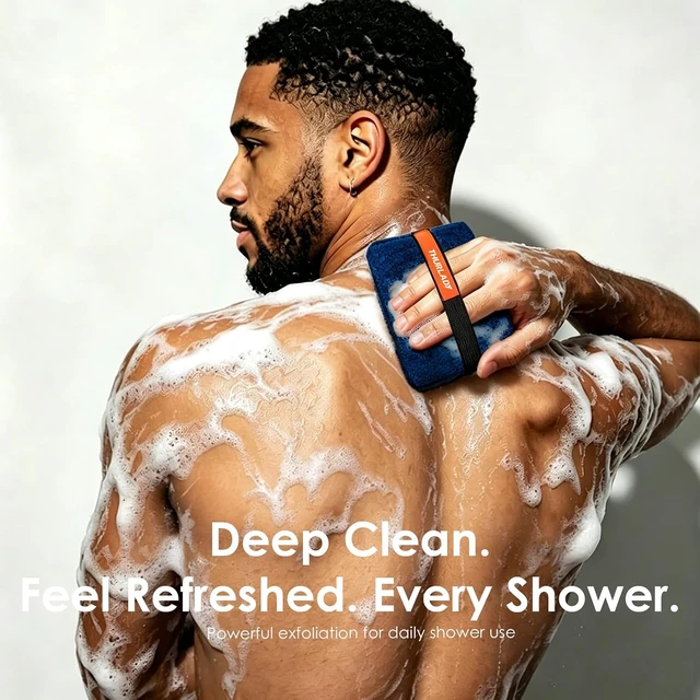 Alt view image 2 of 7 - Rough Texture Exfoliating Body Scrubber
