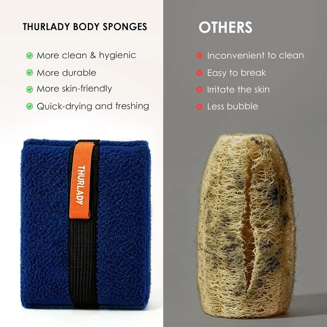 Alt view image 4 of 7 - Rough Texture Exfoliating Body Scrubber