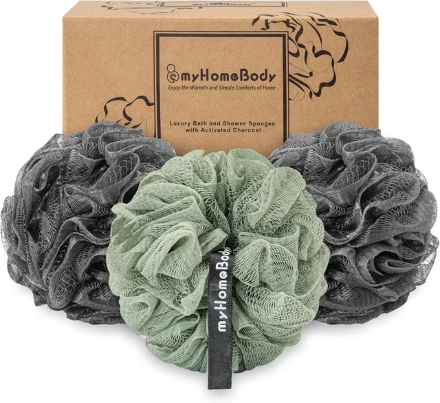 Main image of Large Loofah Bath Sponge Body Exfoliator