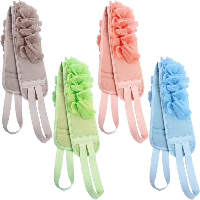 Alt view image 7 of 7 - Exfoliating Shower Back Scrubber Washcloth Set