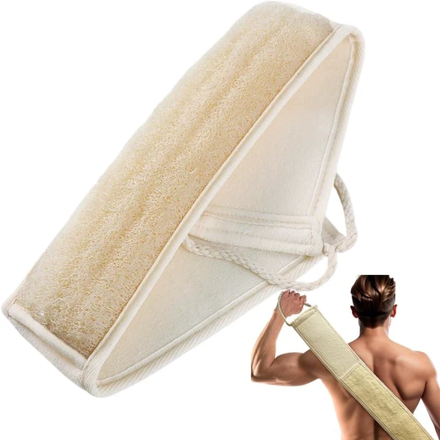 Main image of Extra-Long Design, Natural Loofah Back Scrubber