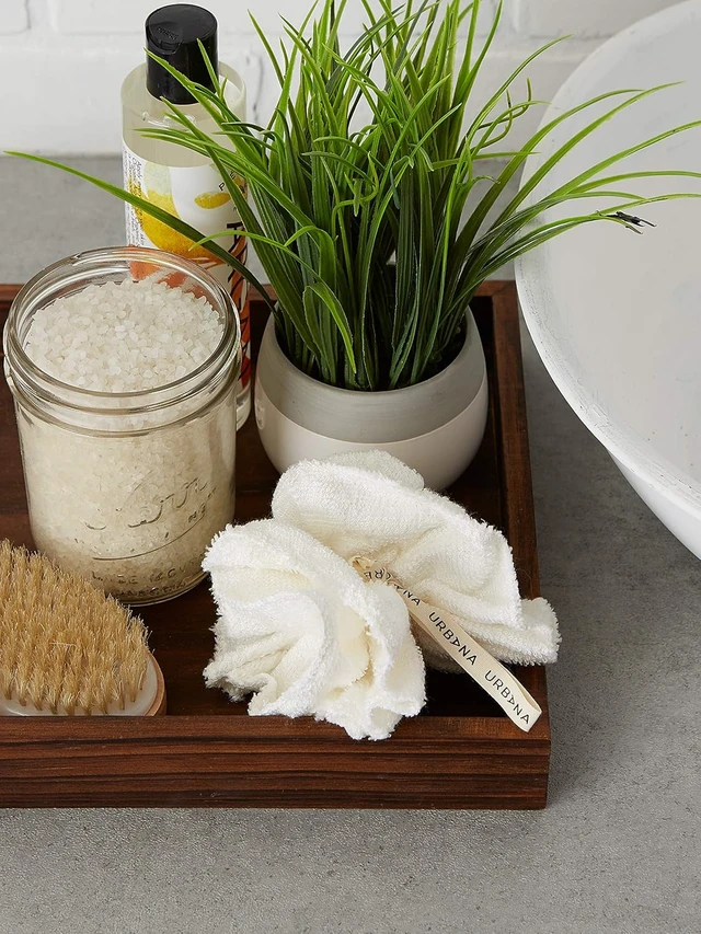 Alt view image 5 of 6 - Spa Prive Home Bath and Shower Pouf Set