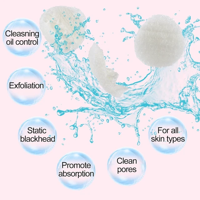 Alt view image 4 of 6 - Natural Loofah Exfoliating Pads for Face and Body Scrub