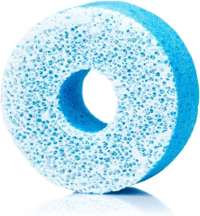 Alt view image 2 of 5 - Vegan Cruelty-Free Shower Loofah for Women, Spongellé Rose Confection Body Buffer | Integrated Body Wash & Scrubber