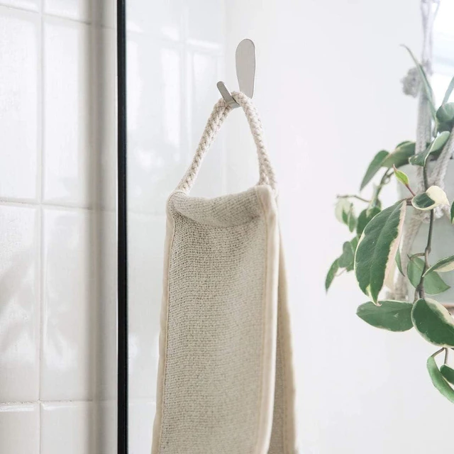 Alt view image 7 of 7 - Toem® Double-Sided Exfoliating Back Scrubber Strap with Handle for Shower Bathing