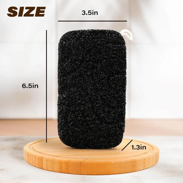 Alt view image 6 of 6 - Dual-Texture Loofah Bath Sponge for Men Exfoliation