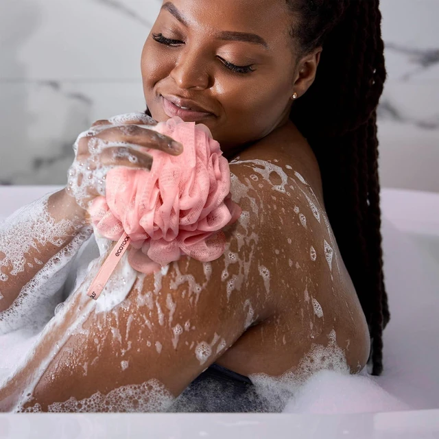 Alt view image 3 of 7 - Dry Body Brush and Exfoliating Loofah Set