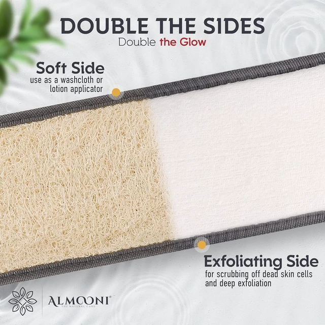 Alt view image 4 of 7 - Loofah Sponge, Men's Back Scrubber for Shower