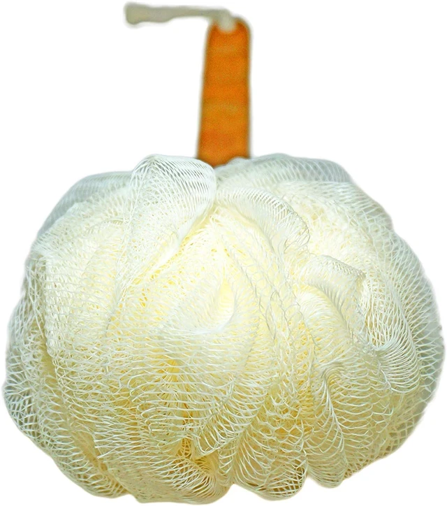 Alt view image 4 of 5 - Dual Pack Long Handle Wooden Bath Scrubber - Natural Luffa Back & Body Exfoliating Brush for Men and Women - Easy Reach Shower Wash Applicator