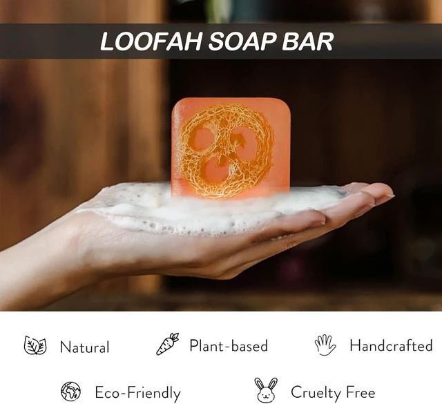 Alt view image 7 of 7 - Natural Loofah Exfoliating Soap for Face and Body