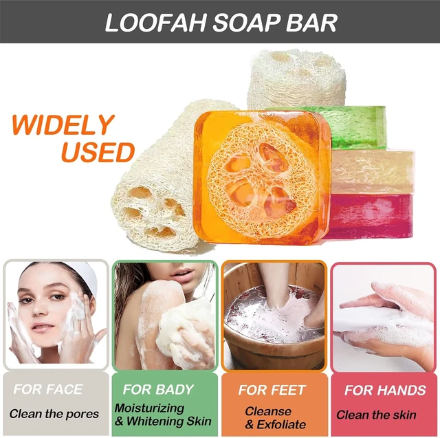 Alt view image 6 of 7 - Natural Loofah Exfoliating Soap for Face and Body