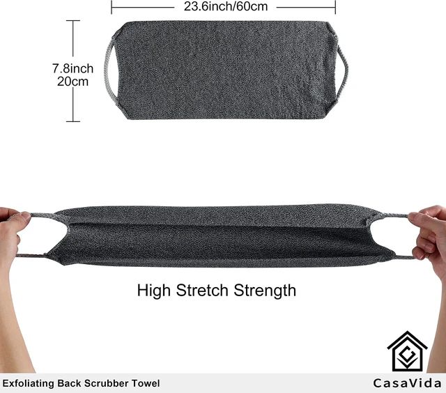 Alt view image 4 of 5 - Dual Pack Exfoliating Shower Back Scrubber