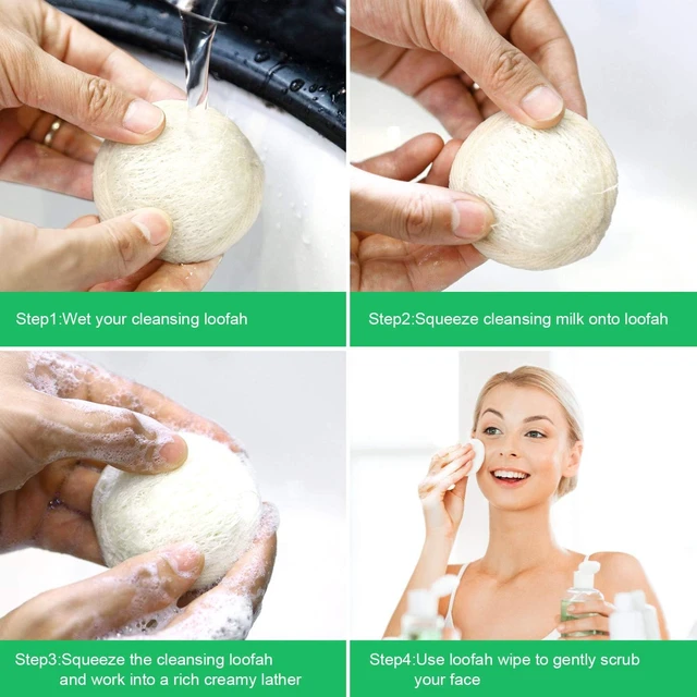 Alt view image 3 of 6 - Exfoliating Loofah Sponge Pads