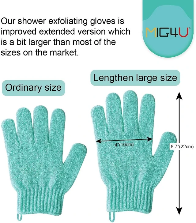 Alt view image 3 of 6 - Deep Cleansing Bath Sponge Loofah for Dead Skin Removal & Washing, Body Exfoliating Scrub Gloves