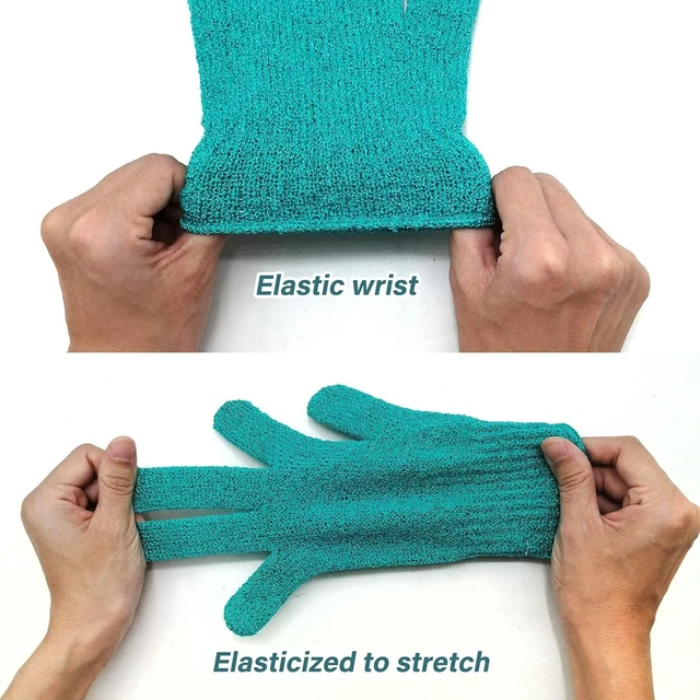 Alt view image 4 of 6 - Deep Cleansing Bath Sponge Loofah for Dead Skin Removal & Washing, Body Exfoliating Scrub Gloves