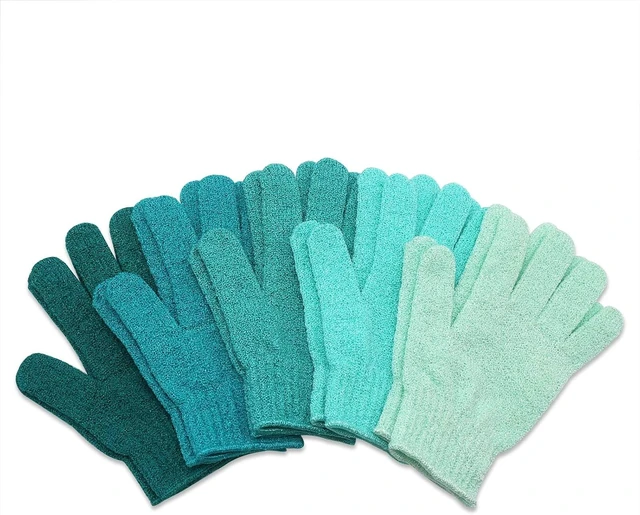 Alt view image 2 of 6 - Deep Cleansing Bath Sponge Loofah for Dead Skin Removal & Washing, Body Exfoliating Scrub Gloves