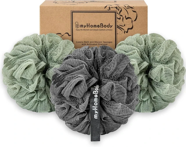 Main image of Large Loofah Sponge Body Exfoliator