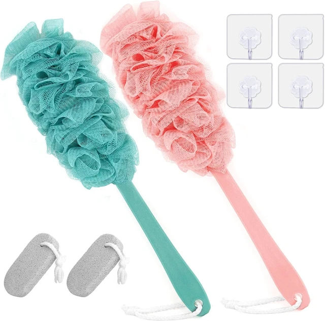 Main image of Dual Pack Bath Back Scrubber Sponge Loofah for Shower Use