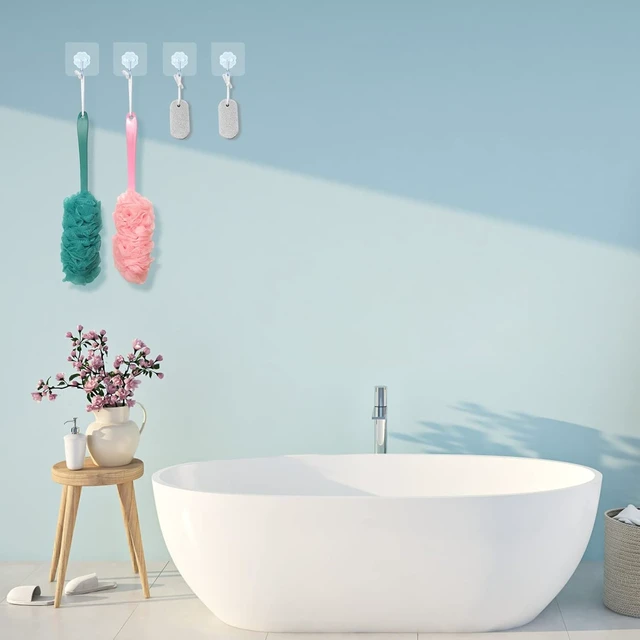 Alt view image 6 of 7 - Dual Pack Bath Back Scrubber Sponge Loofah for Shower Use