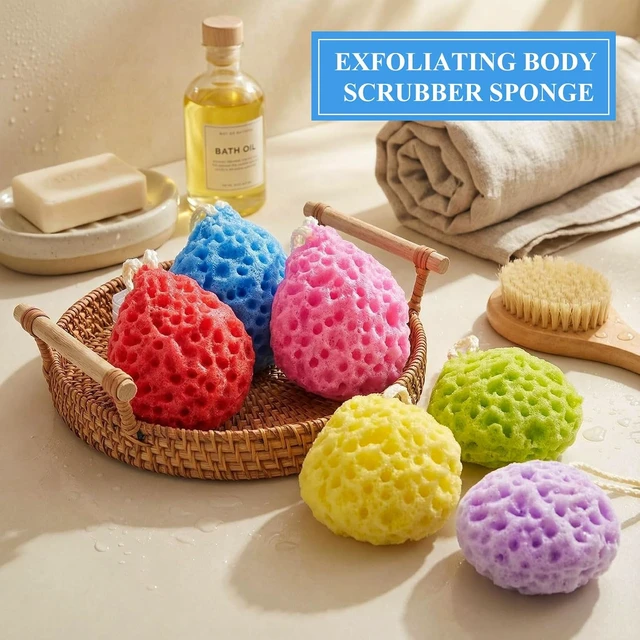 Alt view image 3 of 7 - Deep Cleansing Body Loofah Set Gentle Exfoliating Scrubber for Men Women Baby Bath Shower Accessories