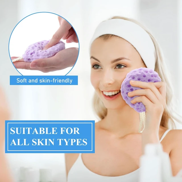 Alt view image 5 of 7 - Deep Cleansing Body Loofah Set Gentle Exfoliating Scrubber for Men Women Baby Bath Shower Accessories