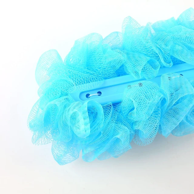 Alt view image 4 of 7 - Loofah on a Stick Body Exfoliator Sponge Bath Brush for Men and Women, Long Handle Back Scrubber Brush for Shower