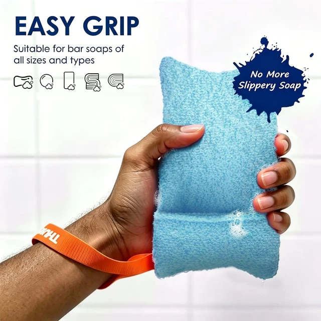 Alt view image 4 of 7 - Textured Soap Bar Bag with Exfoliating Surface