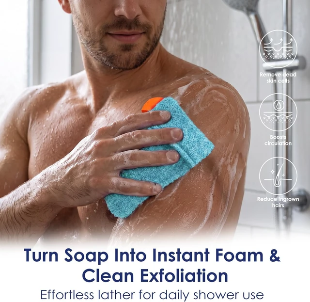 Alt view image 2 of 7 - Textured Soap Bar Bag with Exfoliating Surface