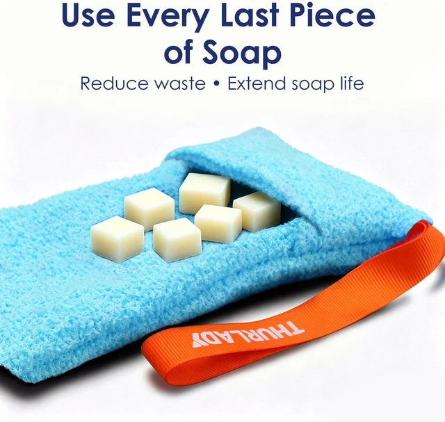 Alt view image 6 of 7 - Textured Soap Bar Bag with Exfoliating Surface