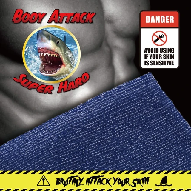 Alt view image 2 of 7 - High Foam Lathering Texture for Men & Women, Deep Cleaning Washcloth for Back and Dead Skin Removal, Japanese Exfoliating Body Scrub Towel