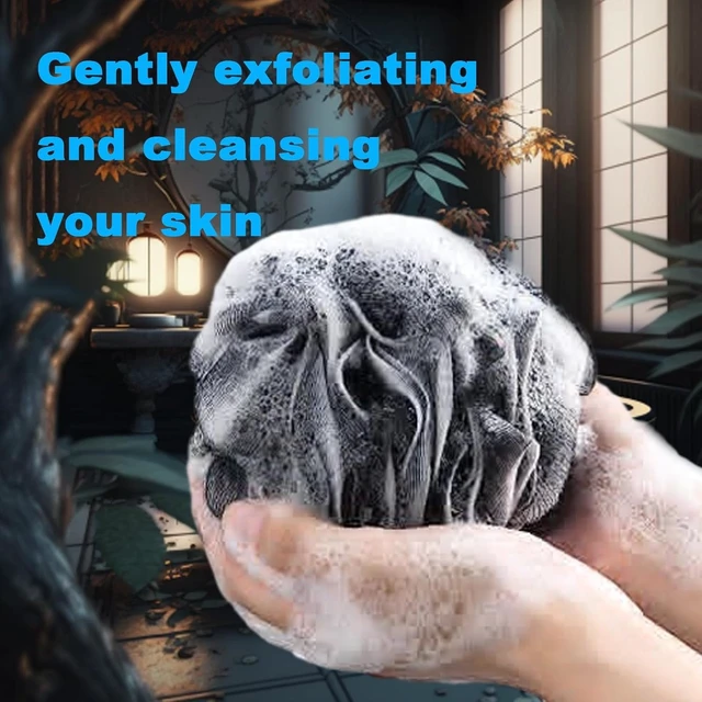 Alt view image 4 of 6 - Bath Shower Loofah Exfoliating Body Back Scrubber Sponge for Women Men