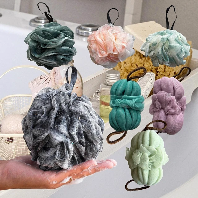 Alt view image 6 of 6 - Bath Shower Loofah Exfoliating Body Back Scrubber Sponge for Women Men