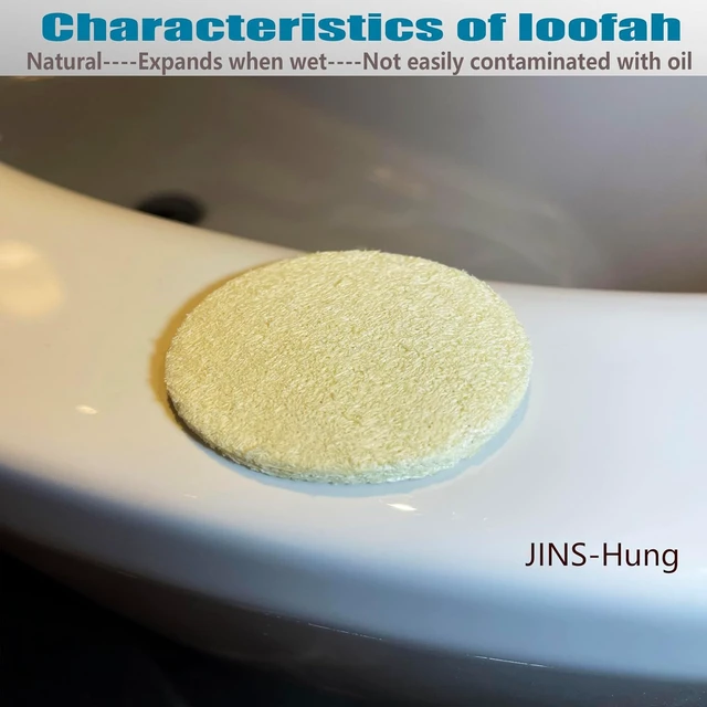 Alt view image 5 of 6 - Shower & Spa Skincare, Natural Loofah Sponge Exfoliating Pads for Face and Body - Deep Cleansing Scrubber Brush for Bath