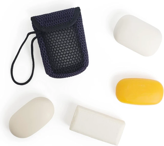 Alt view image 4 of 5 - Dual-Sided Exfoliating Body Scrubber Soap Pouch